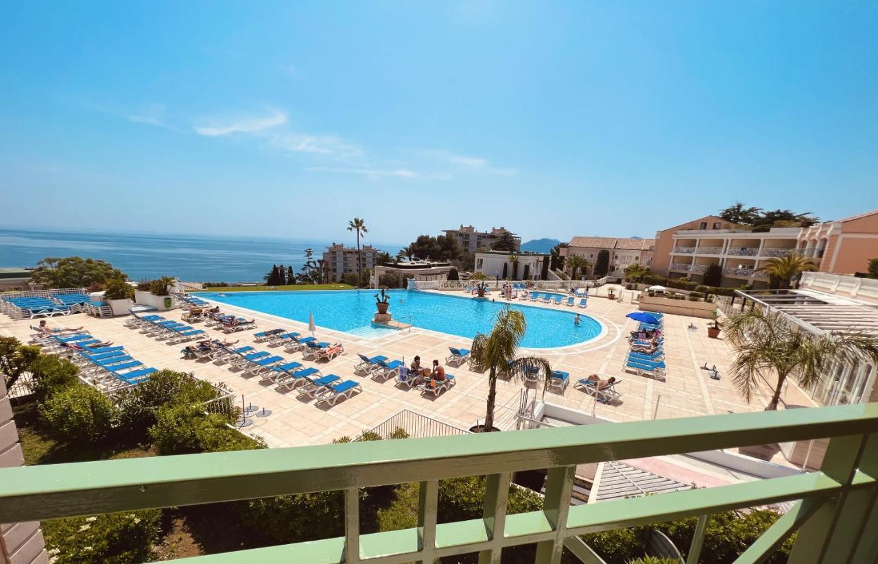 Exceptionnel Sur Cannes Vue Mer Piscine Exterior foto